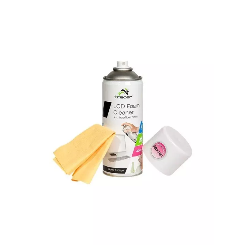 LCD-Schaumreiniger 400ml + Mikrofasertuch