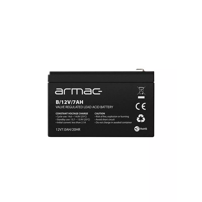 USV-Batterie ARMAC B/12V/7AH — Blei-Säure-Vlies 12V 7Ah, 110A max. Entladestrom, ABS-Gehäuse