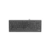 Natec Barracuda - Tastatur - US - Schwarz - Tastatur - US-Englisch - Schwarz