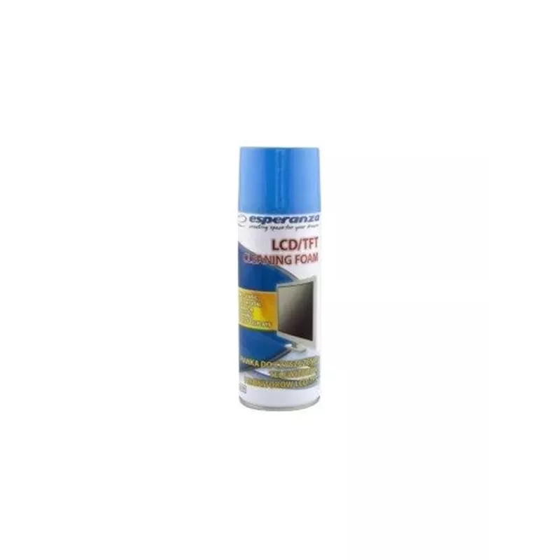 Equipment-Reinigungsschaum ESPERANZA ES119 — 400 ml für LCD/TFT/Plasma-Bildschirme, Mehrfarbig