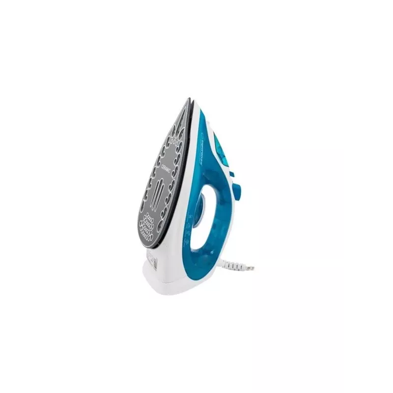 Dampfbügeleisen ESPERANZA EHI002 — 2200 W, Keramiksohle, Vertikaldampf, 0,815 kg, weiß/blau