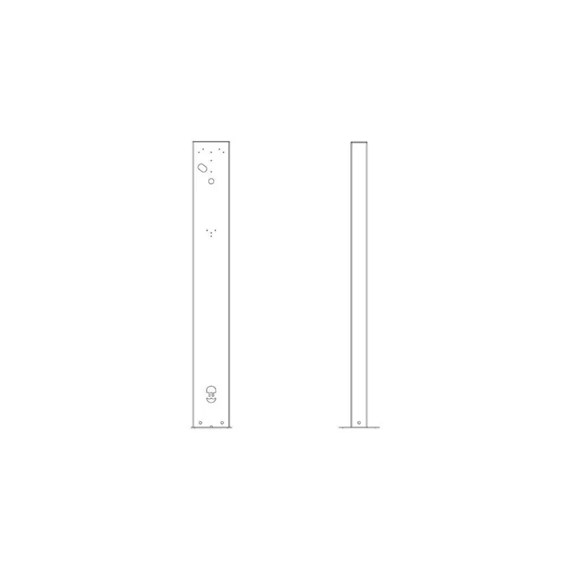 Wallbox Eiffel Basic Montagekomponenten – für EV-Ladestation – RAL 7043