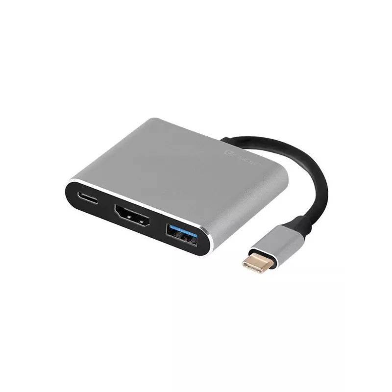 Adapter A-1, USB-C HDMI 4K, USB 3.0, PD 100W
