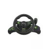 Esperanza EGW102 Gaming Controller Lenkrad PC, PlayStation 3 Digital USB Schwarz, Grün