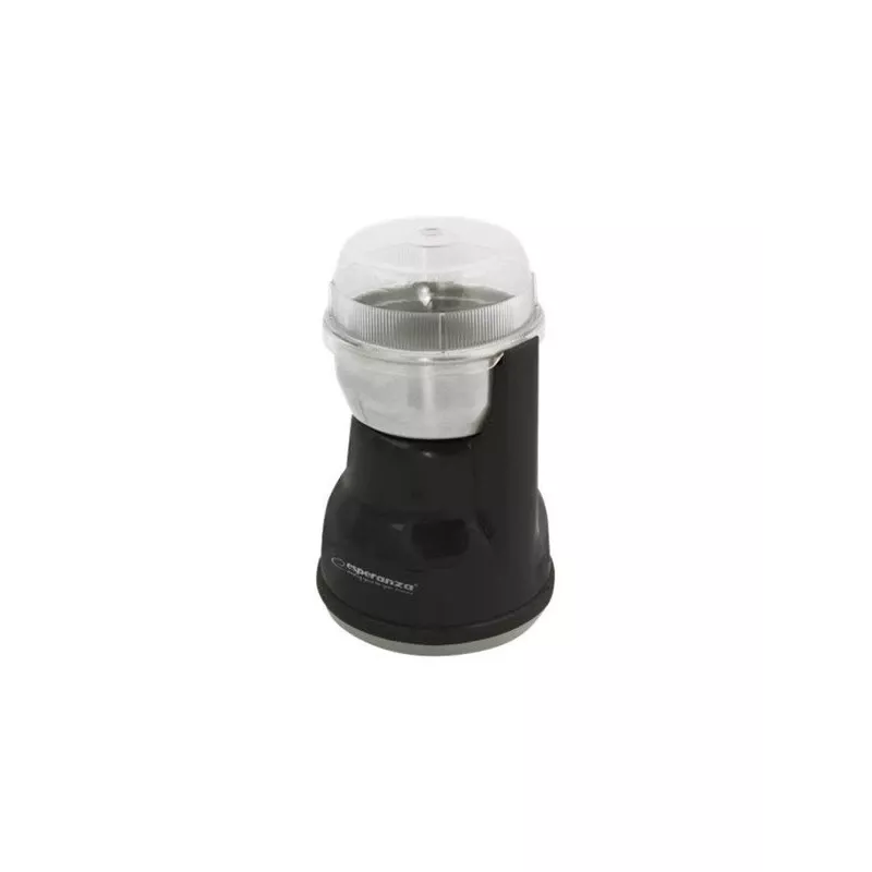 Kaffeemühle mit Schlagmesser ESPERANZA EKC002K – 160 W, 50 g Kapazität, einstellbare Einstellungen, schwarz