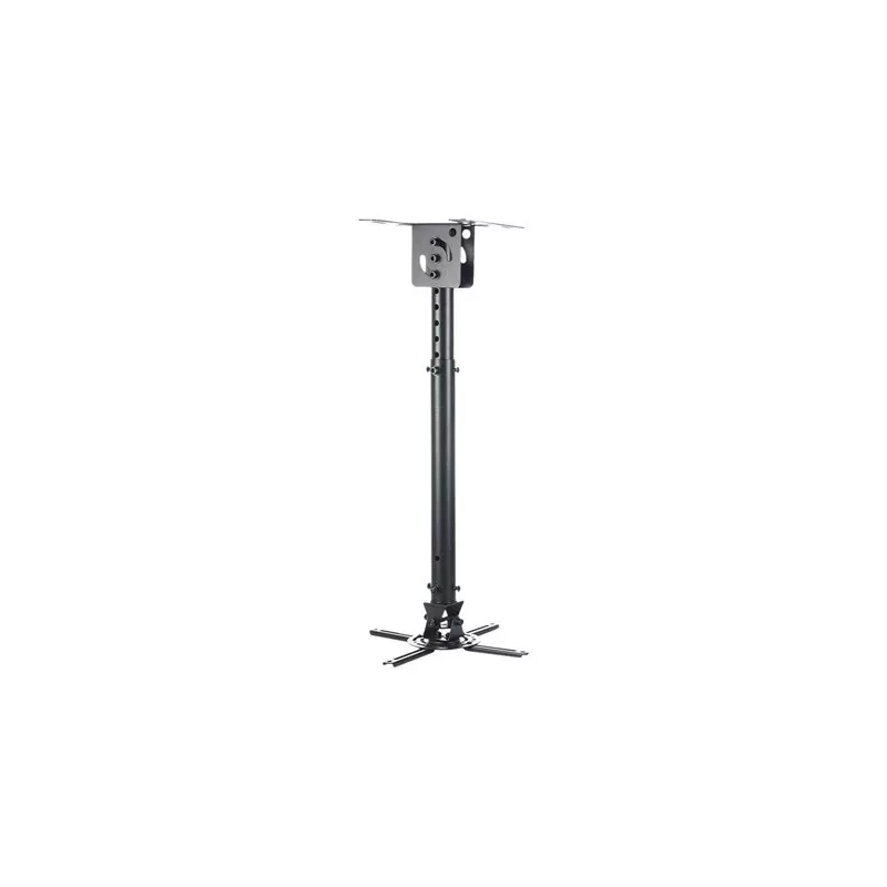 Deckenhalterung 45-76 cm für Projektor P-107B 15 kg schwarz