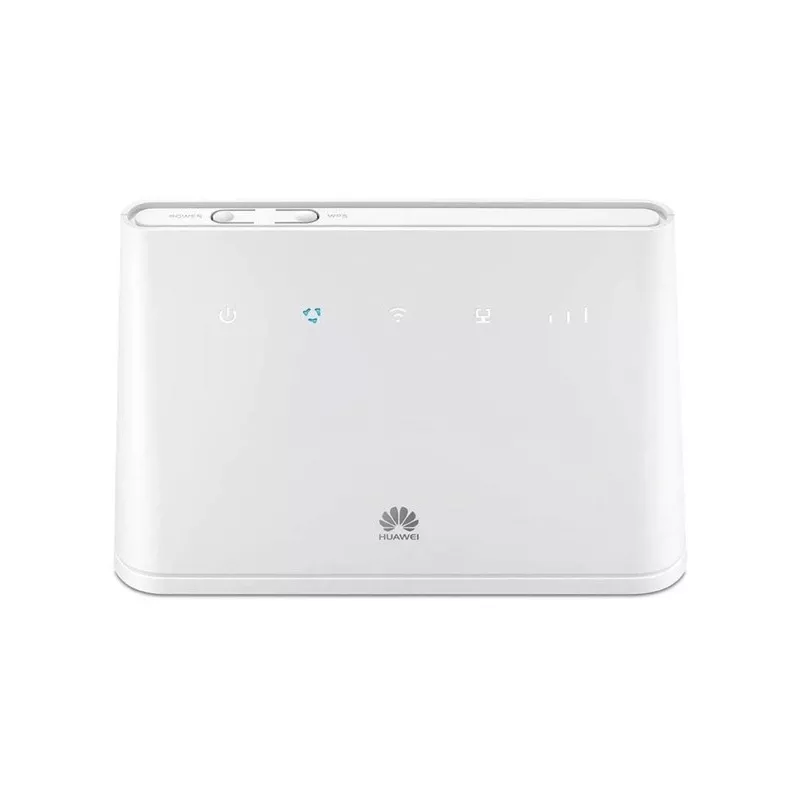 Tischrouter HUAWEI B311-221 Single-Band 2,4 GHz Wi‑Fi 4 (802.11n), Gigabit Ethernet, 4G LTE, SIM-Slot, RJ-11, 12V 1A, weiß