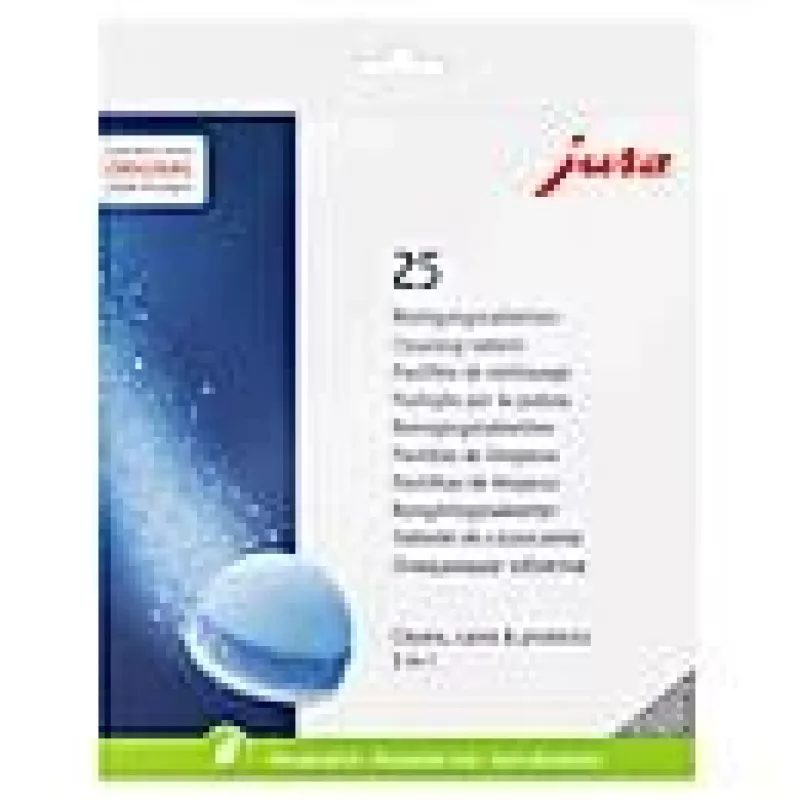 JURA 3-Phasen-Reinigungstabletten (25er Pack)