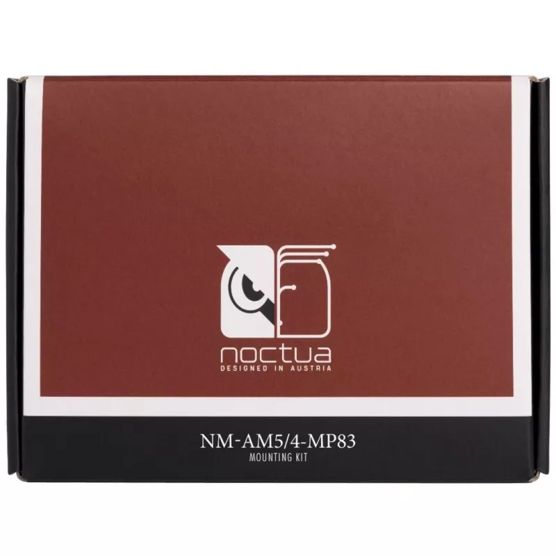Montagesatz Noctua NM-AM5/4-MP83 Schwarzchrom für Socket AM4 AM5