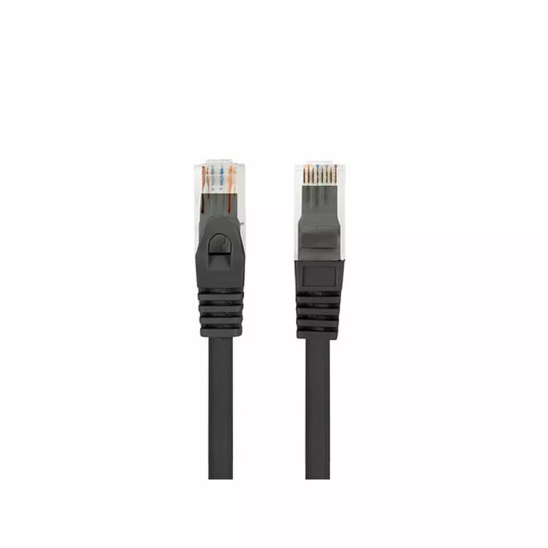 Netzwerkkabel LANBERG PCU6-10CU-0050-BK Cat6 U/UTP RJ-45 0,5 m Schwarz