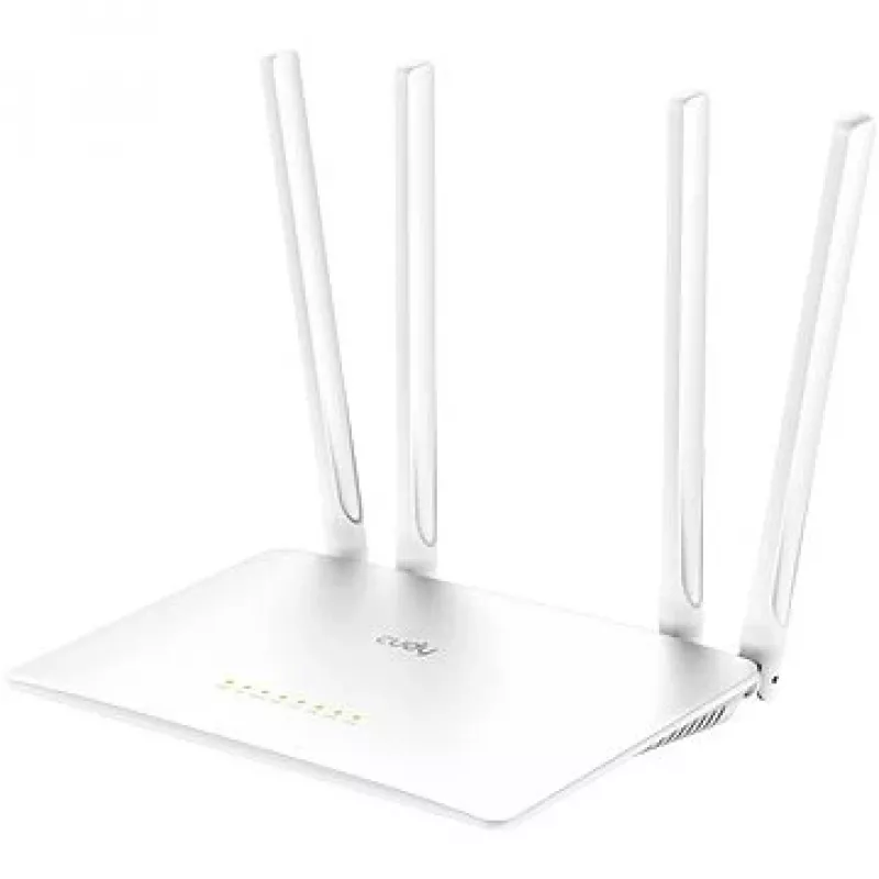 Tischrouter Cudy WR1200 Dualband Wi‑Fi 5 (802.11ac) 867 Mbit/s, 4x RJ‑45 LAN, Weiß