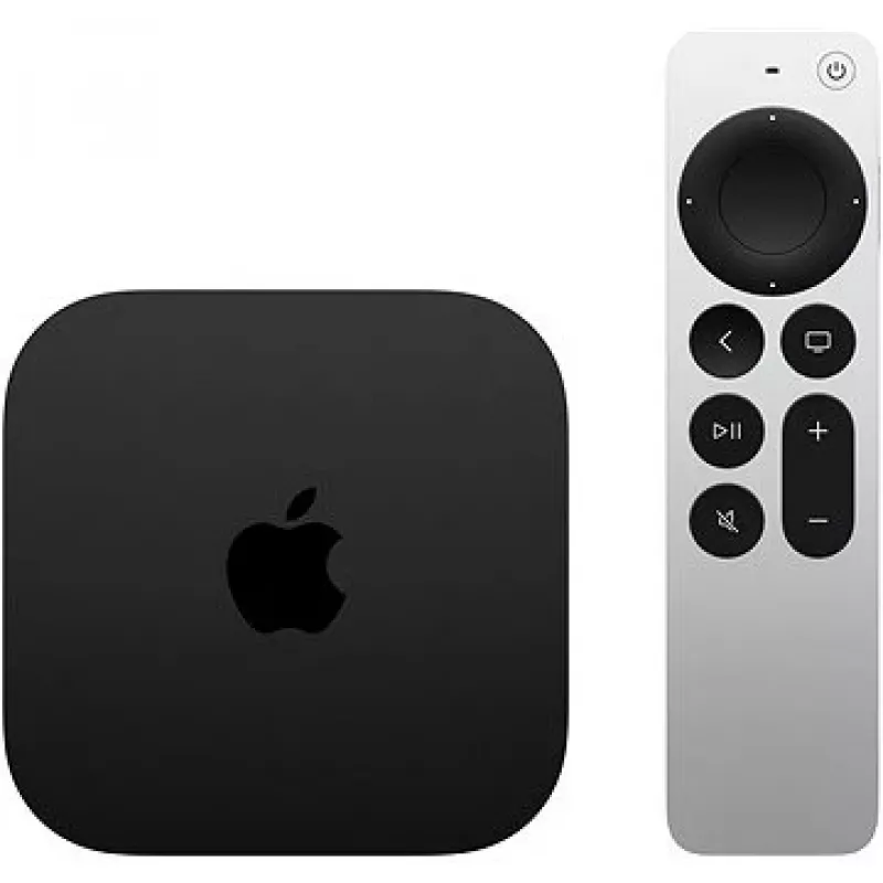 Apple TV 4K Schwarz, Silver 4K Ultra HD 128 GB Wi-Fi Ethernet LAN