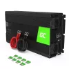Inverter Stromadapter Grün Cell INV25, 1500 W, 12 V DC auf 230 V AC, 50 Hz, 1× USB, schwarz