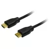 LogiLink CH0053 HDMI-Kabel Schwarz 10m 4K UHD HDMI-a Stecker auf HDMI-a Stecker