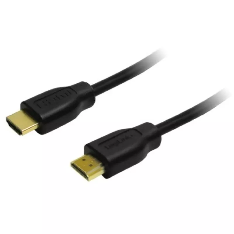 LogiLink CH0053 HDMI-Kabel Schwarz 10m 4K UHD HDMI-a Stecker auf HDMI-a Stecker