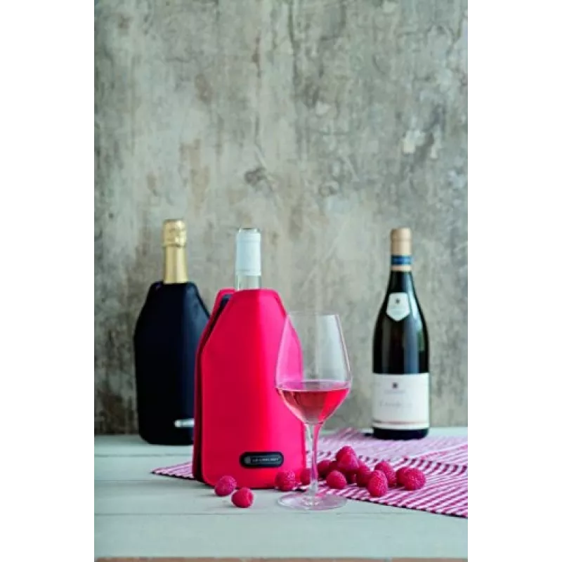Le Creuset Weinflaschen-Kühlmanschette - Rot