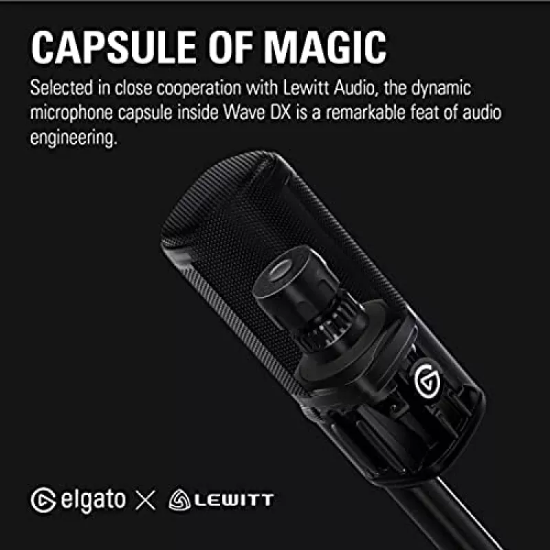 PC-Mikrofon Elgato Wave DX Schwarz