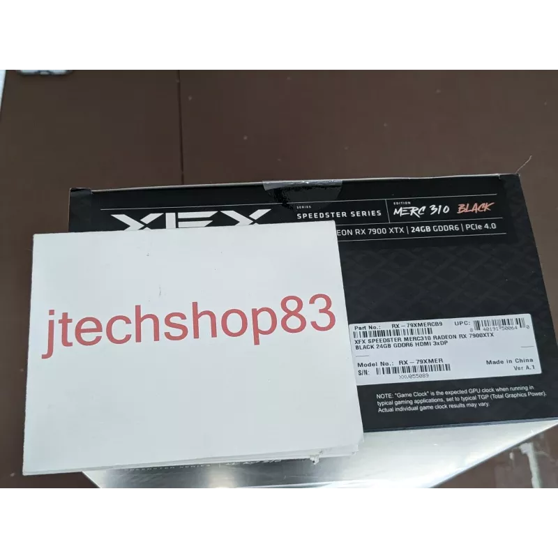 Grafikkarte XFX Radeon RX 7900 XTX 24 GB GDDR6, PCIe 4.0, 384-Bit, 355 W, 3x Lüfter