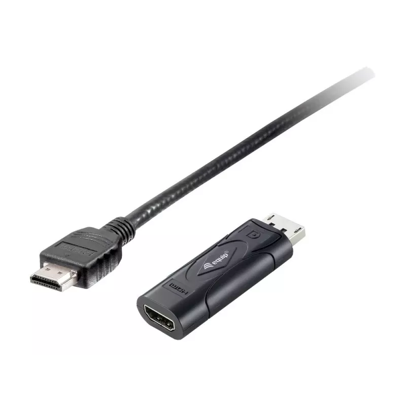 Equip DisplayPort-auf-HDMI-Adapter, 0,2 m, DisplayPort, HDMI, Stecker, Buchse, 1920 x 1080 Pixel
