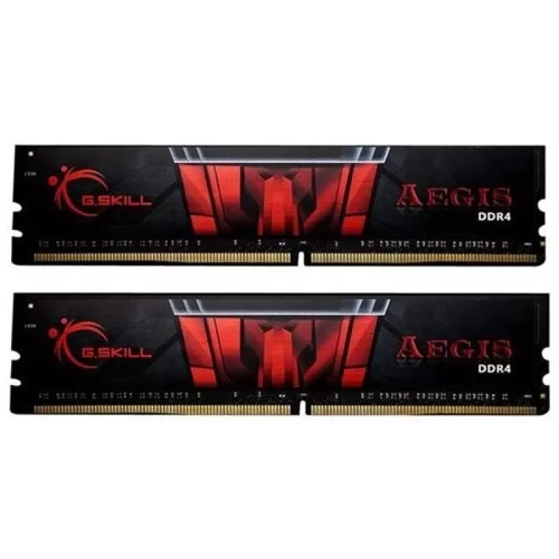 DIMM 16 GB DDR4-3000 (2x 8 GB) Dual-Kit, Arbeitsspeicher schwarz, F4-3000C16D-16GISB, Aegis, INTEL XMP