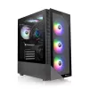 PC-Gehäuse Thermaltake View 200 TG ARGB Midi Tower Schwarz