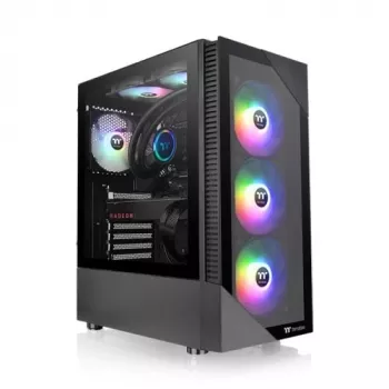 PC-Gehäuse Thermaltake View 200 TG ARGB Midi Tower Schwarz