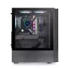 PC-Gehäuse Thermaltake View 200 TG ARGB Midi Tower Schwarz