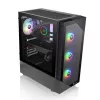 PC-Gehäuse Thermaltake View 200 TG ARGB Midi Tower Schwarz