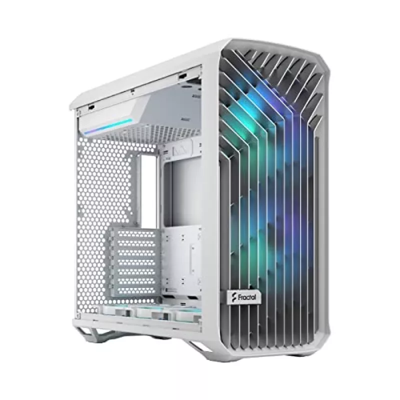 PC-Gehäuse Fractal Design Torrent White – unterstützt ATX, EATX, microATX, ITX; 2x180 mm Frontlüfter; 2,5-Zoll/3,5-Zoll-Einschübe