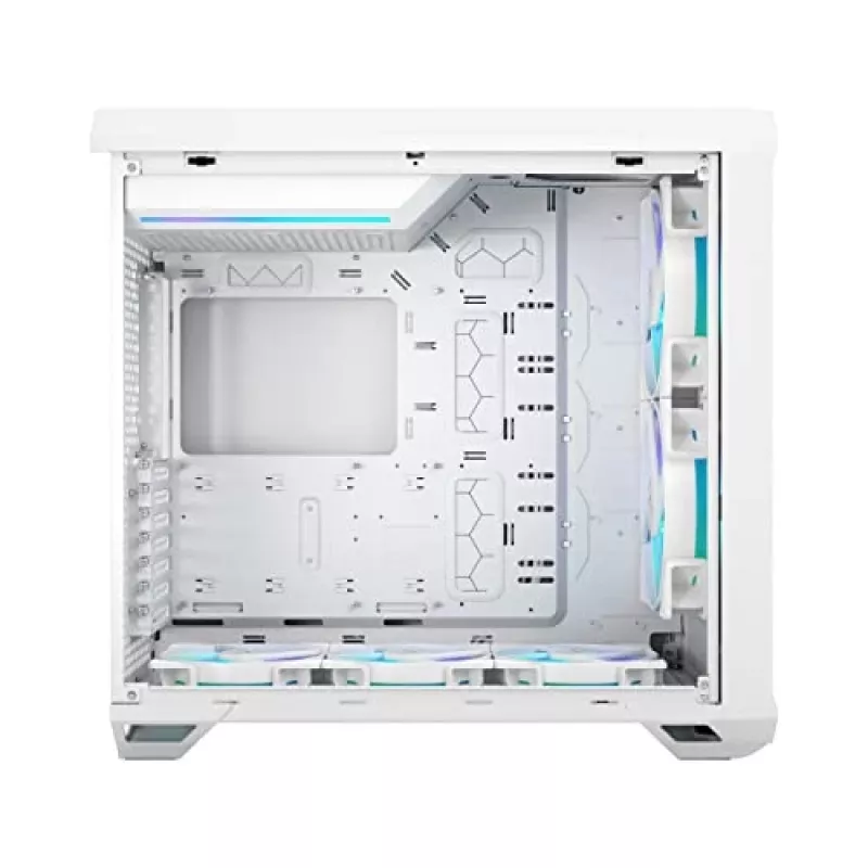PC-Gehäuse Fractal Design Torrent White – unterstützt ATX, EATX, microATX, ITX; 2x180 mm Frontlüfter; 2,5-Zoll/3,5-Zoll-Einschübe