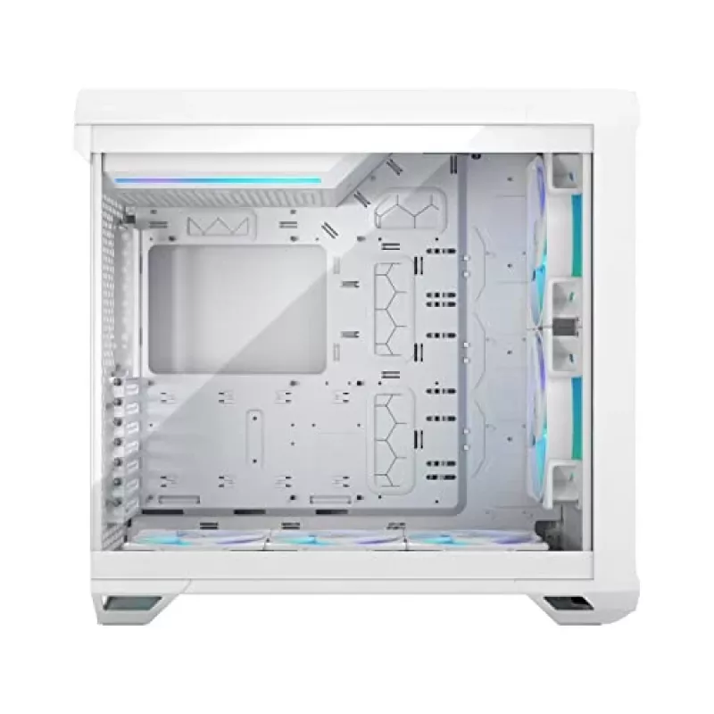 PC-Gehäuse Fractal Design Torrent White – unterstützt ATX, EATX, microATX, ITX; 2x180 mm Frontlüfter; 2,5-Zoll/3,5-Zoll-Einschübe