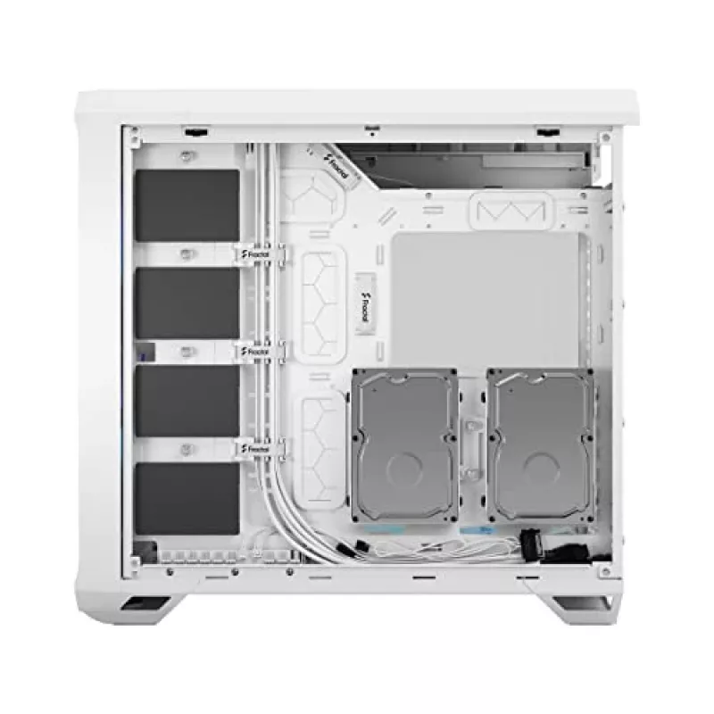 PC-Gehäuse Fractal Design Torrent White – unterstützt ATX, EATX, microATX, ITX; 2x180 mm Frontlüfter; 2,5-Zoll/3,5-Zoll-Einschübe