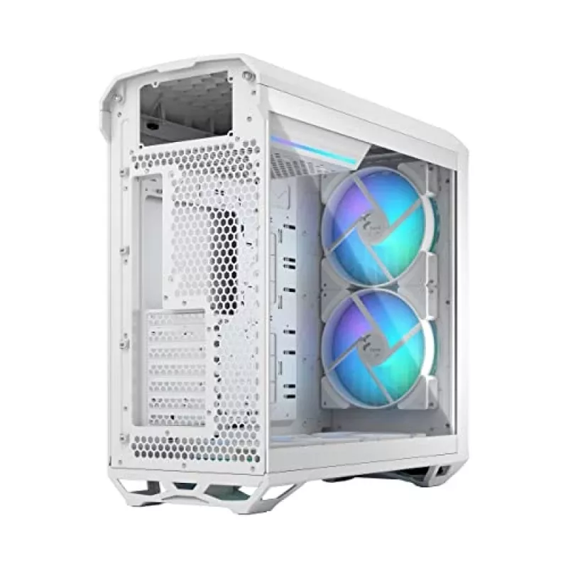 PC-Gehäuse Fractal Design Torrent White – unterstützt ATX, EATX, microATX, ITX; 2x180 mm Frontlüfter; 2,5-Zoll/3,5-Zoll-Einschübe