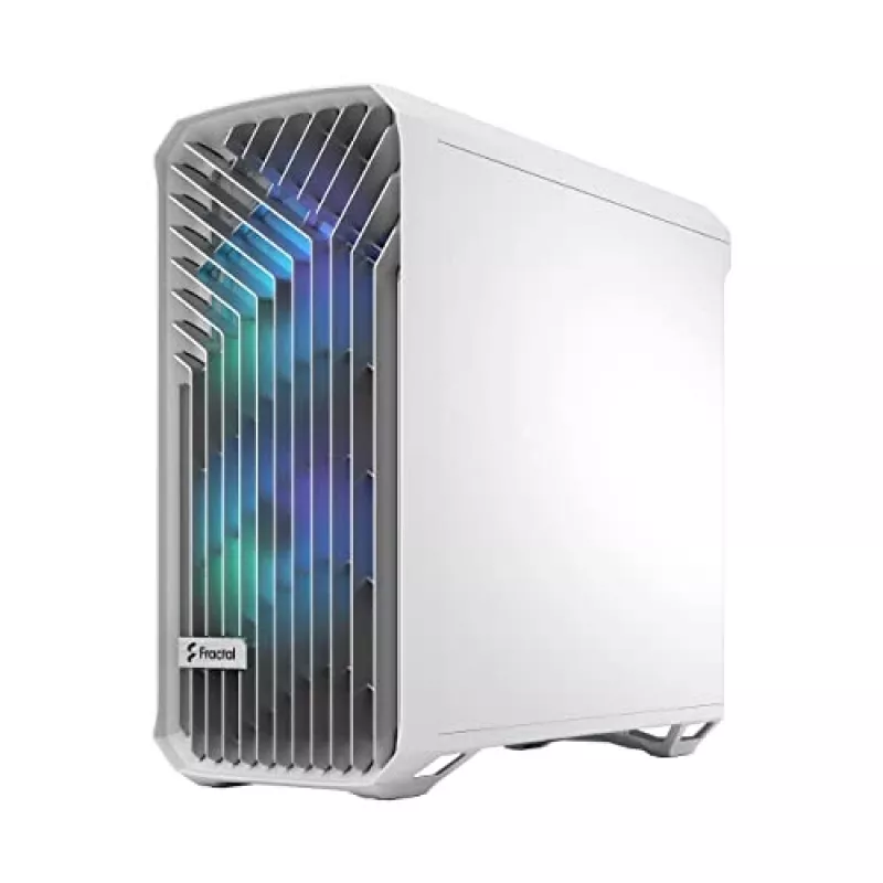 PC-Gehäuse Fractal Design Torrent White – unterstützt ATX, EATX, microATX, ITX; 2x180 mm Frontlüfter; 2,5-Zoll/3,5-Zoll-Einschübe