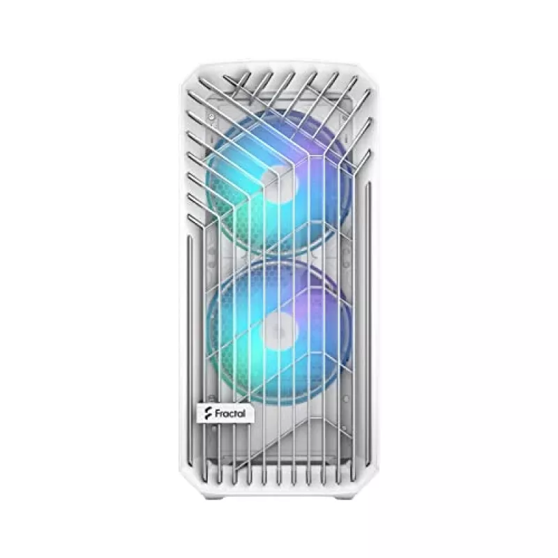PC-Gehäuse Fractal Design Torrent White – unterstützt ATX, EATX, microATX, ITX; 2x180 mm Frontlüfter; 2,5-Zoll/3,5-Zoll-Einschübe