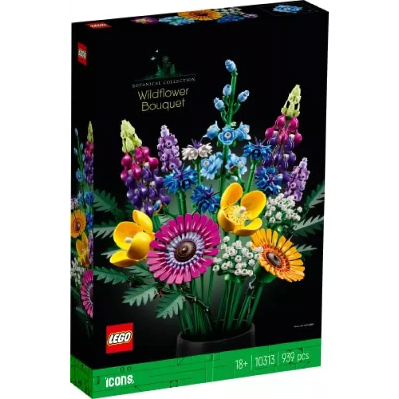 LEGO Icons Wildblumenstrauß Set 10313, Mehrfarbig