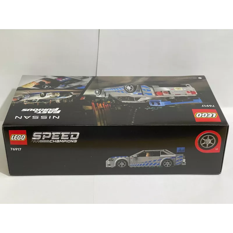 LEGO 76917 Speed Champions 2 Fast 2 Furious Nissan Skyline GT-R (R34) Spielzeugauto