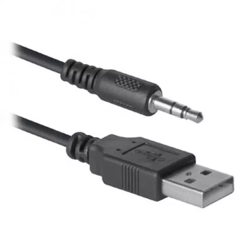 DEFENDER SPK-240 kabelgebundene Desktop-Lautsprecher, 2.0, 6 W RMS, USB-Stromversorgung, 3,5 mm, schwarz