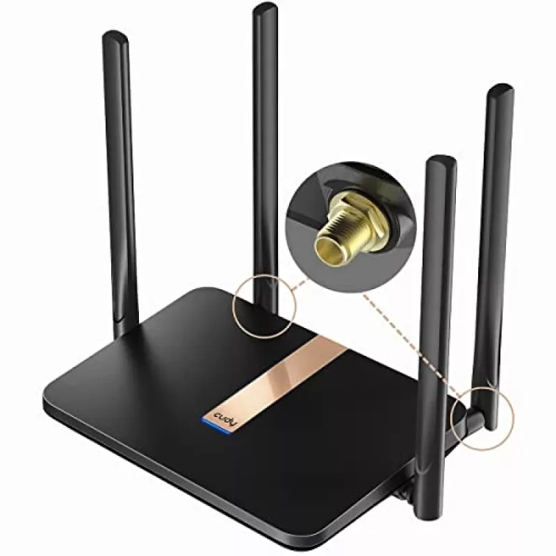 Cudy LT500D Wireless Router Fast Ethernet Dual-Band (2,4 GHz / 5 GHz) 4G Schwarz