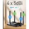 Cudy LT500D Wireless Router Fast Ethernet Dual-Band (2,4 GHz / 5 GHz) 4G Schwarz