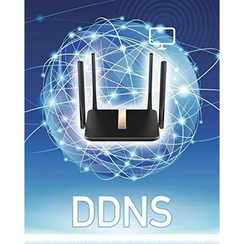 Cudy LT500D Wireless Router Fast Ethernet Dual-Band (2,4 GHz / 5 GHz) 4G Schwarz