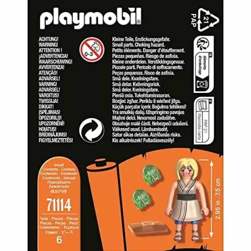 Playmobil 71114 Naruto: Tsunade Figuren-Set Naruto Shippuden Anime Sammelfiguren-Spielset für Kinder und Fans ab 5 Jahren