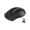Rebeltec Wireless optische Maus, GALAXY schwarz/silber, Gummioberfläche