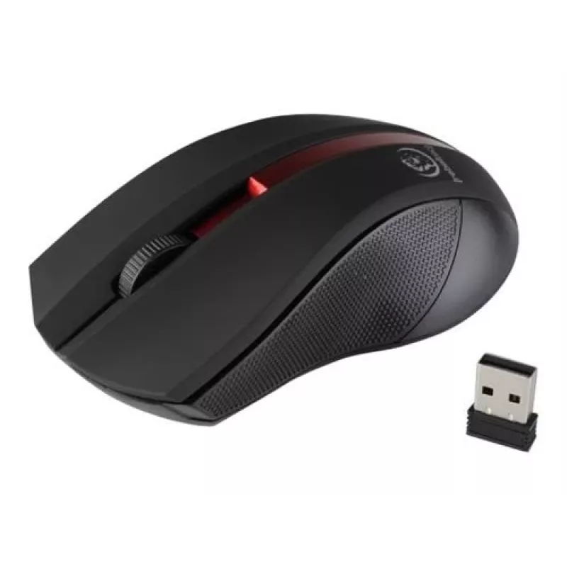 Kabellose optische Maus Rebeltec GALAXY schwarz/rot Schnittstelle