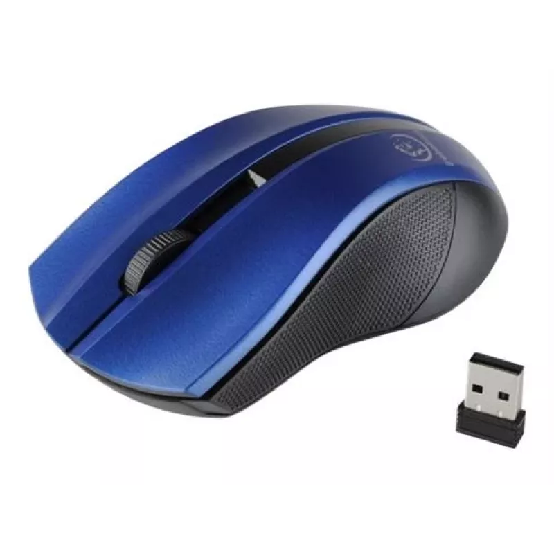 Rebeltec Kabellose optische Maus, Galaxy Blau/Schwarz