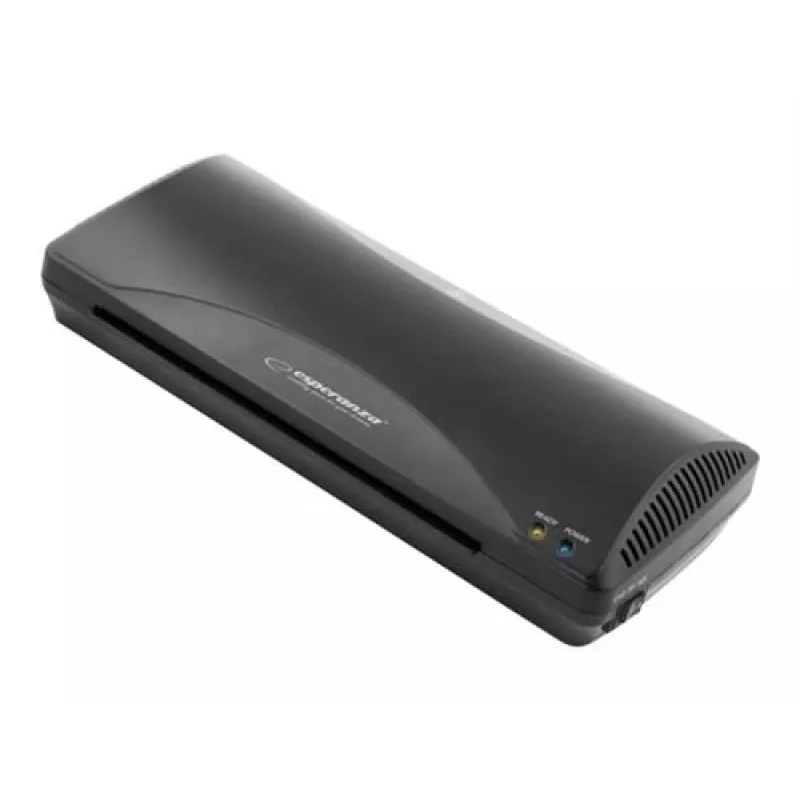 Kalt-/Heißlaminiergerät ESPERANZA EFL001 — A4, max. Breite 24 cm, 80–125 µm Folie, 250 mm/min, Dicke 0,6 mm