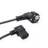 Power cable angled 3 pin plug 3M MCTV EU-803