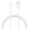 Baseus CALYS-A02 Mobiltelefonkabel Weiß 1 m USB A Lightning