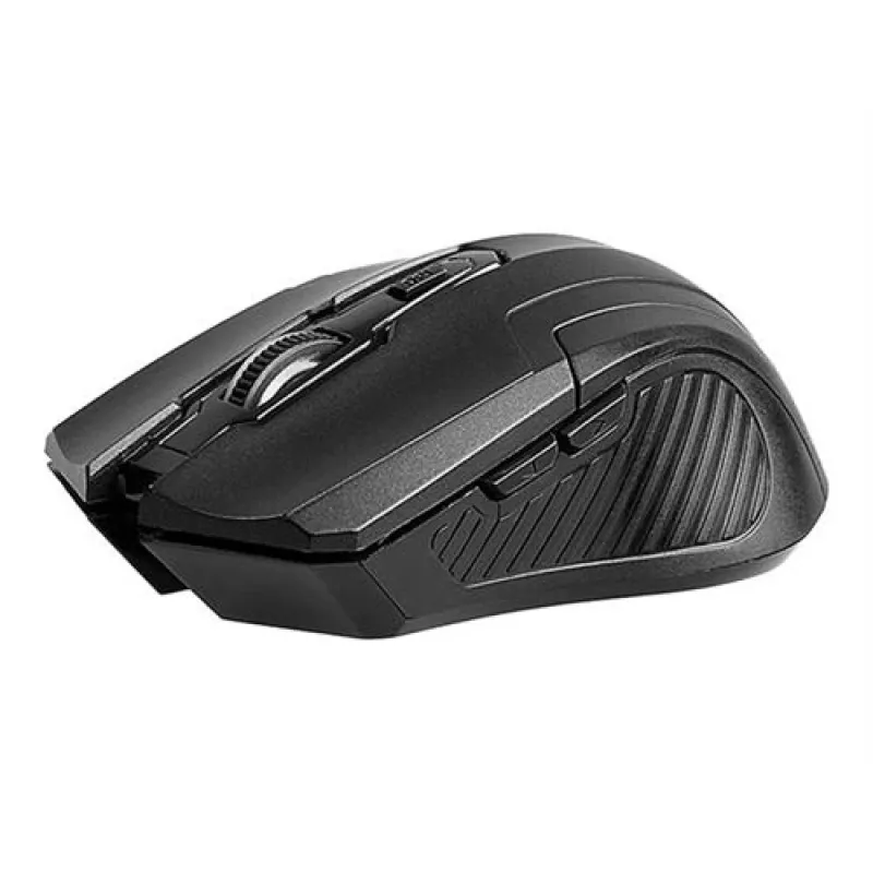 Tracer Fairy – optische Maus – 6 Tasten – kabellos – 2,4 GHz – kabelloser USB-Empfänger – Schwarz