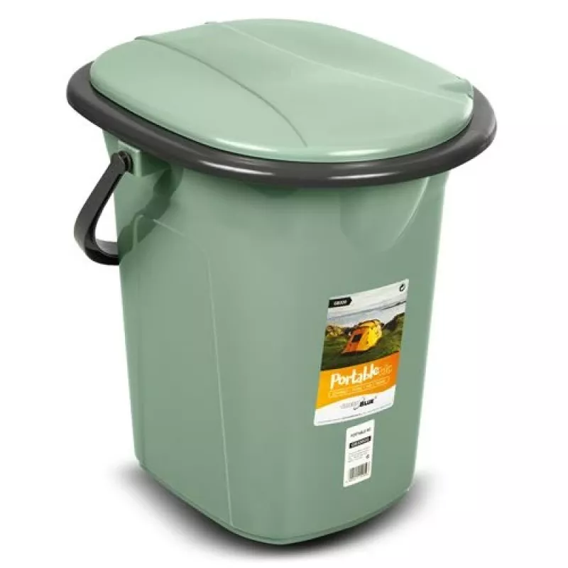 Tragbarer Toiletteneimer GreenBlue GB320GG — leichter tragbarer Toiletteneimer, Modell GB320GG